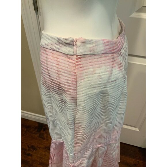 Katharine Kidd Pink & White Midi Paneled Skirt, Size 6 (US). NWT! $106.25 - Picture 5 of 9